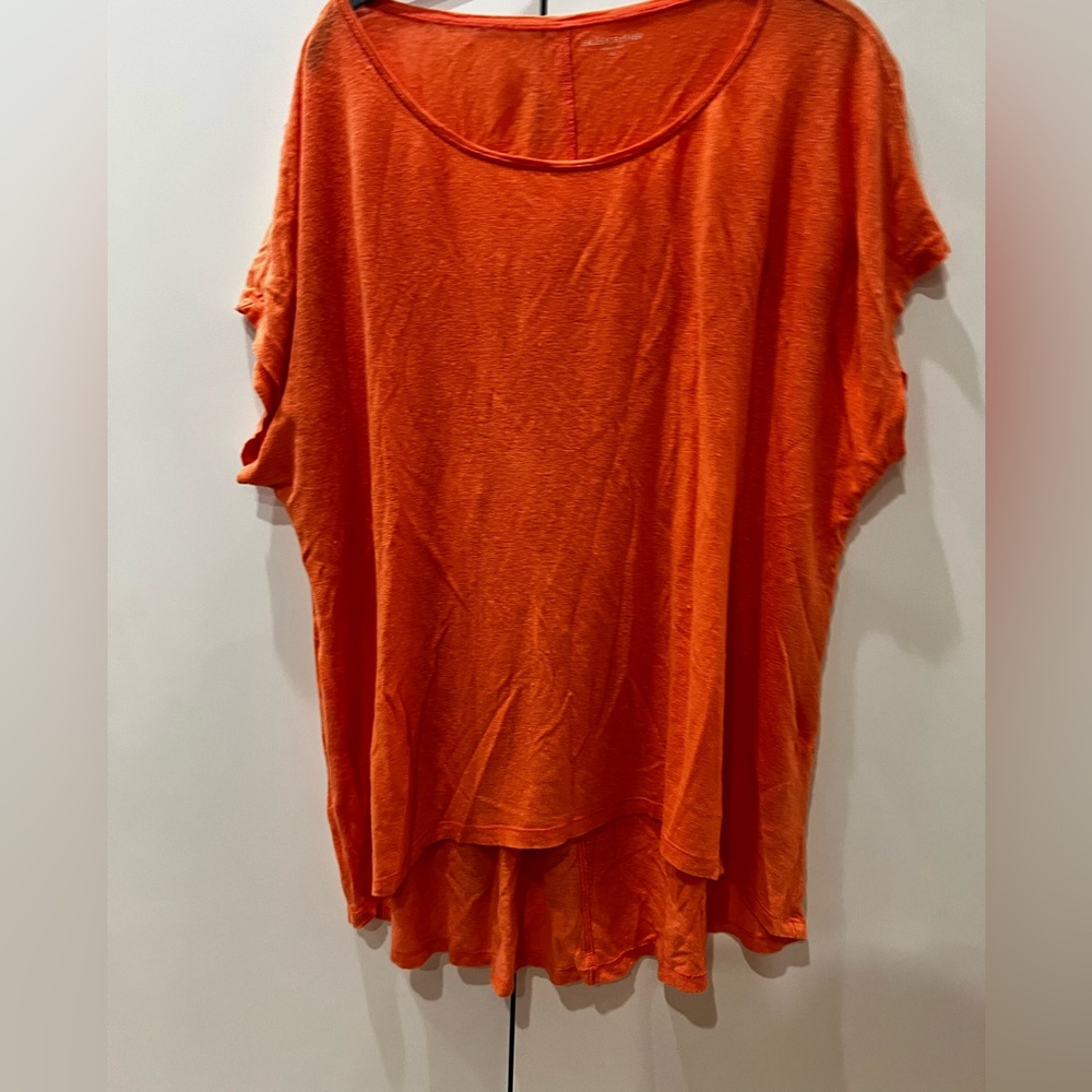 Cantaloupe Eileen Fisher Linen Tee XL